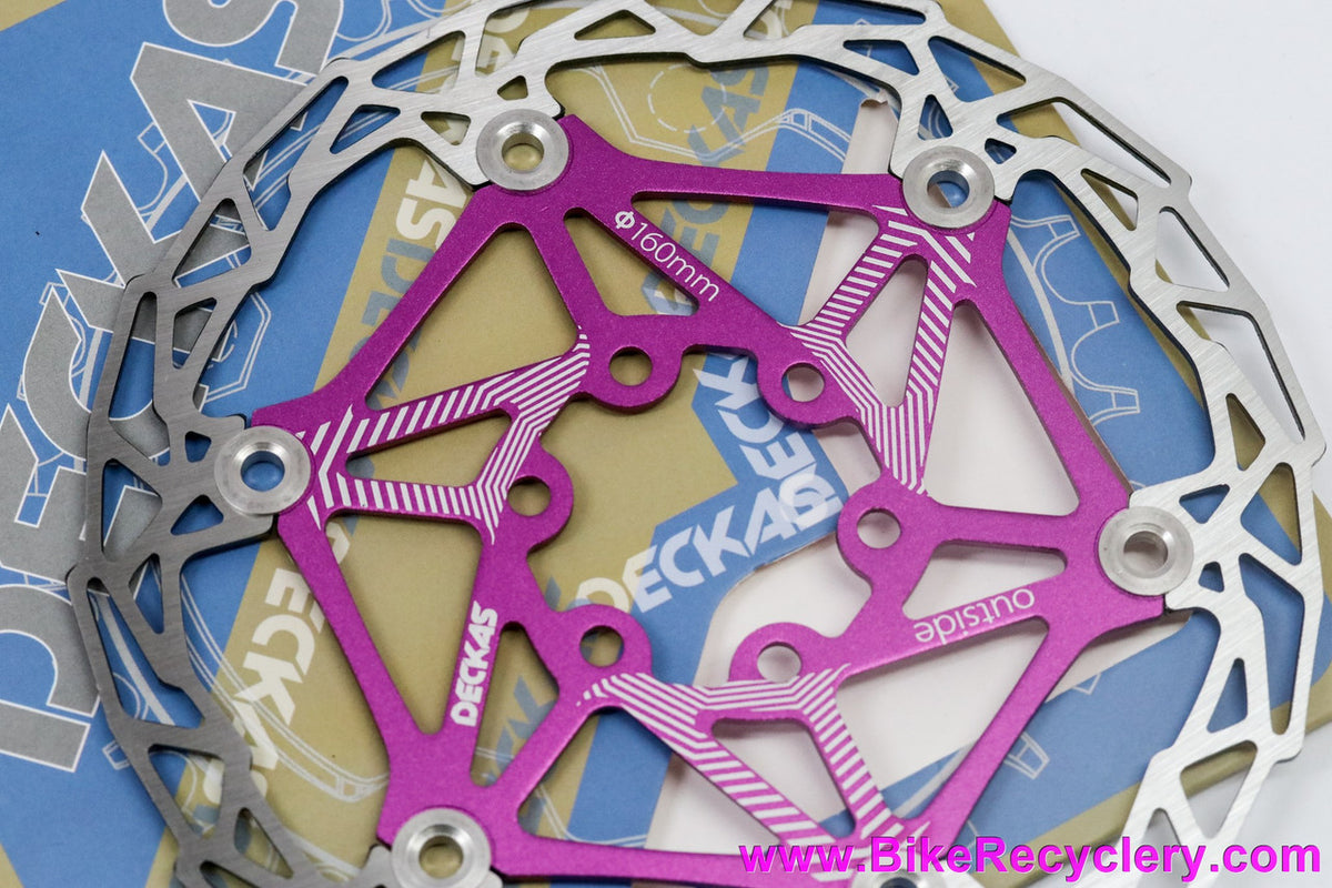 Dekas Disc Rotor: Purple! 160mm 6-Bolt - Alloy Spider (NEW)