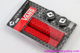 ODI Vans Lock-On PWC Grips: Bright Red w/ Black Clamps