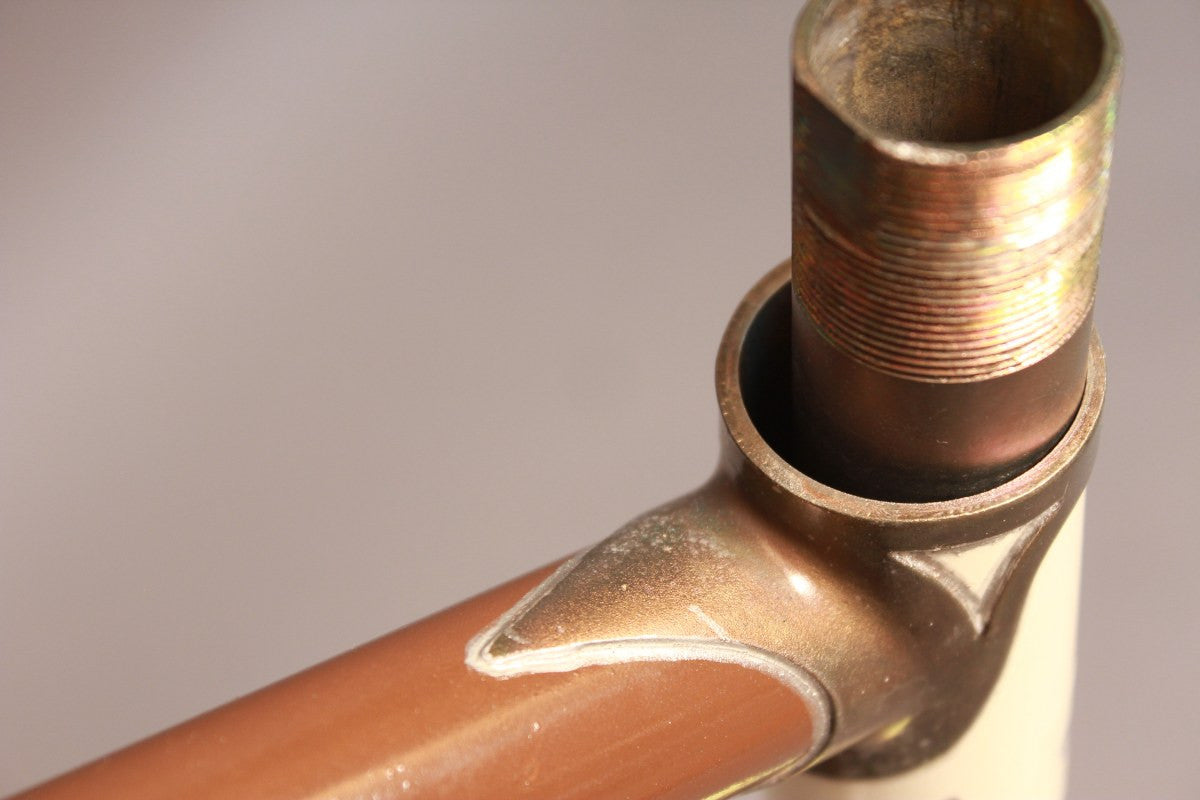 1974 Andy Gilmour Frame/Fork: Gilmour's 244th Frame Ever! Nickel Plated Fork/Lugs - 56cm