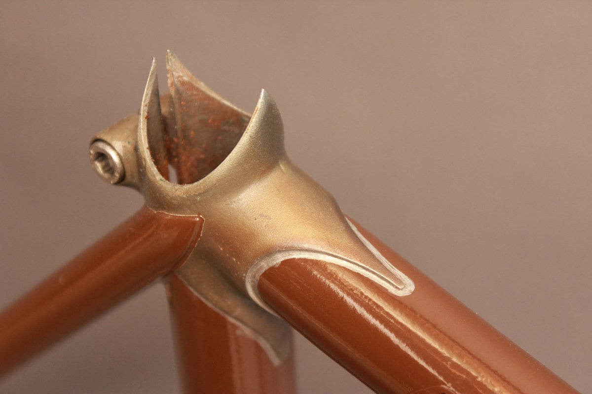 1974 Andy Gilmour Frame/Fork: Gilmour's 244th Frame Ever! Nickel Plated Fork/Lugs - 56cm