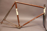1974 Andy Gilmour Frame/Fork: Gilmour's 244th Frame Ever! Nickel Plated Fork/Lugs - 56cm