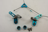Critical Racing Cantilever Brake: Anodized Yeti Blue, 1990's