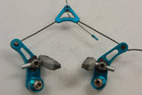 Critical Racing Cantilever Brake: Anodized Yeti Blue, 1990's