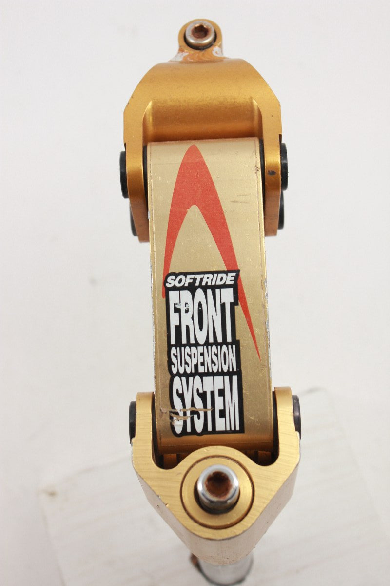 Softride Quill Suspension Stem: 130mm x 25.4mm Gold