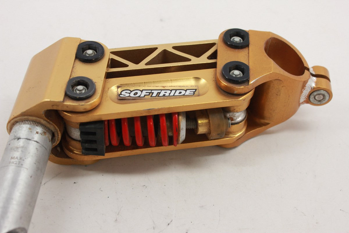 Softride Quill Suspension Stem: 130mm x 25.4mm Gold