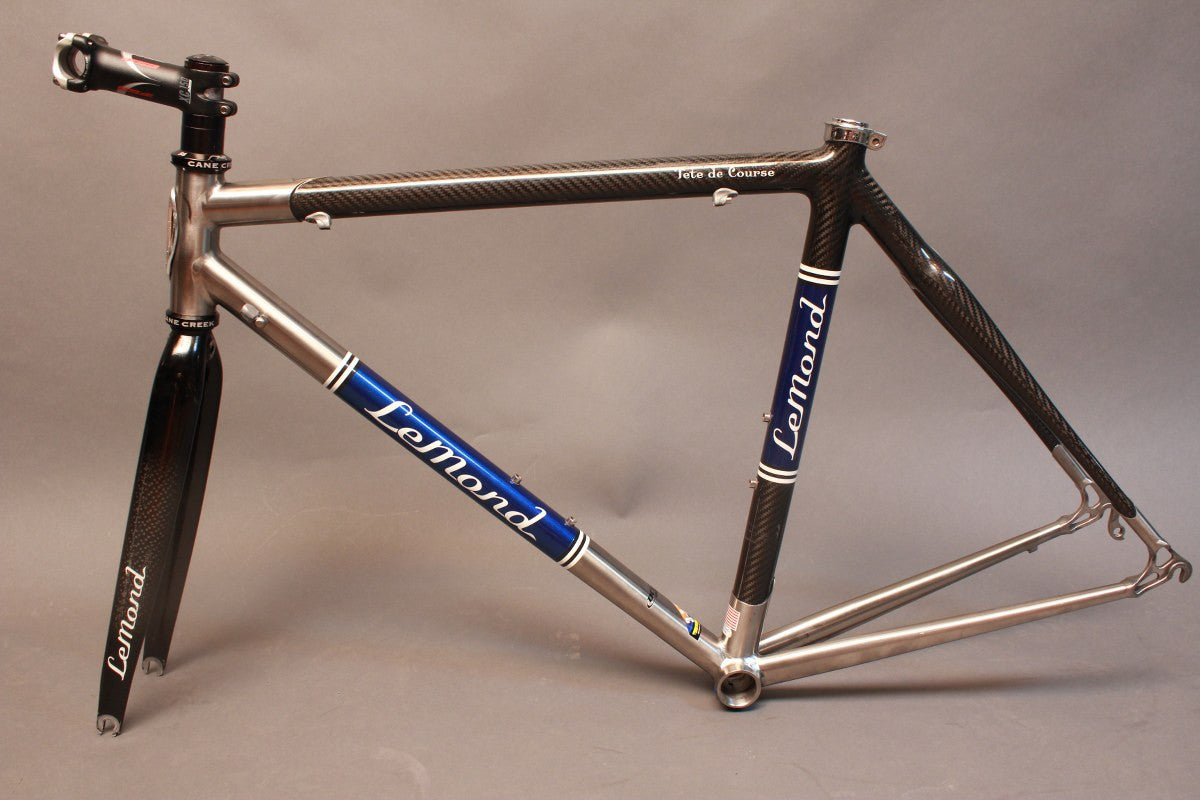 2004 Lemond Tete de Course Frame / Fork: Reynolds Titanium & Carbon OLCV, 51cm (custom size) RARE