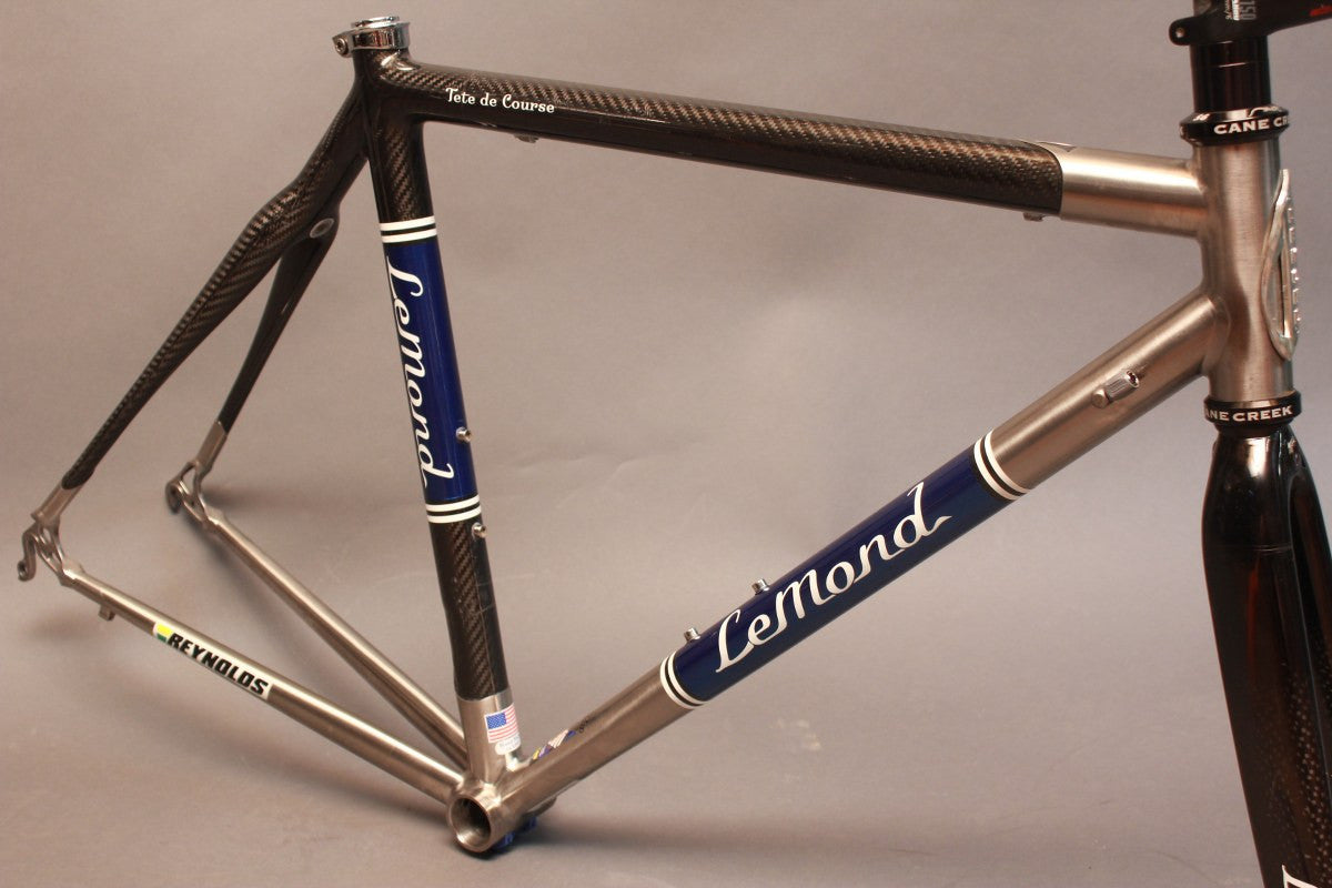 2004 Lemond Tete de Course Frame / Fork: Reynolds Titanium & Carbon OLCV, 51cm (custom size) RARE
