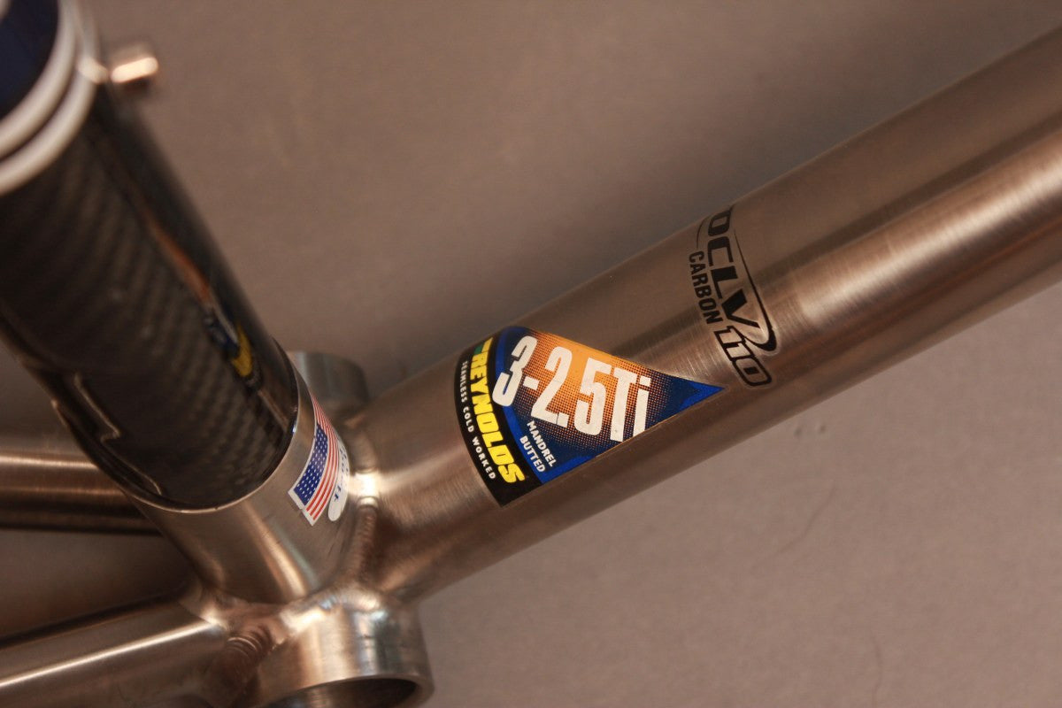 2004 Lemond Tete de Course Frame / Fork: Reynolds Titanium & Carbon OLCV, 51cm (custom size) RARE