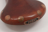 1990's Brooks Professional Special Saddle: Large Copper Rivets / Rails, Honey