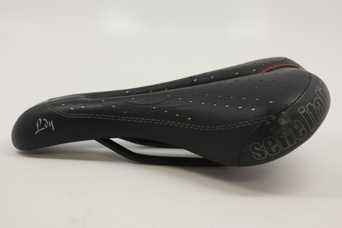 Selle Italia Ldy Gel Flow Women's Specific Saddle: Black Large Cut-Out