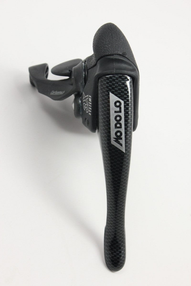 NOS Modolo Morphos 3X Carbon Ergo/STI Shifters: Compatible with 7/8/9sp Shimano, 8/9sp Campy, 5/6sp Indexed