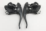 NOS Modolo Morphos 3X Carbon Ergo/STI Shifters: Compatible with 7/8/9sp Shimano, 8/9sp Campy, 5/6sp Indexed