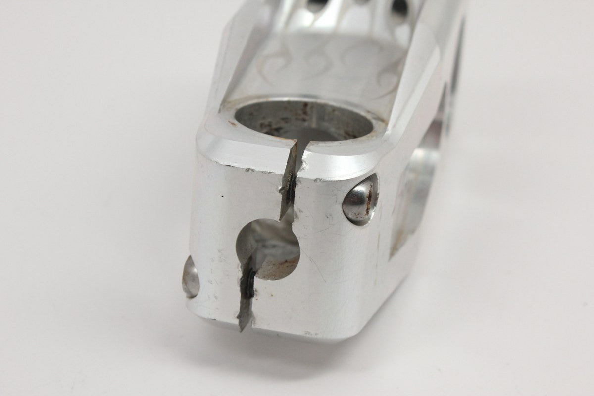 Race Face Diabolus DH Threadless Stem: 70mm x 1 1/8", Silver