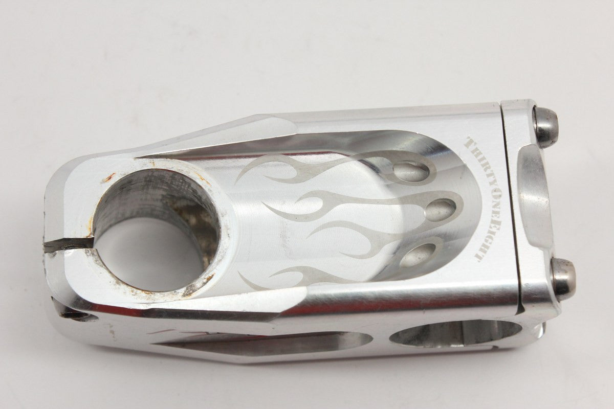 Race Face Diabolus DH Threadless Stem: 70mm x 1 1/8", Silver