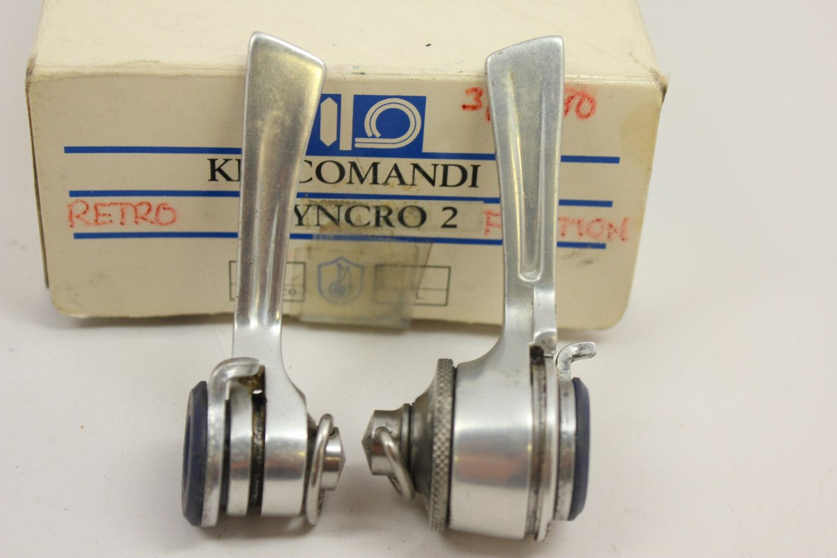 Campagnolo C-Record Syncro 2 Downtube Shifters: 8 Speed, Used