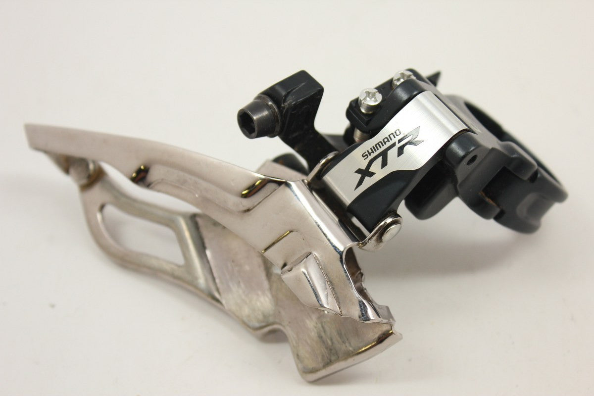 Shimano XTR Triple Front Derailleur: FD-M981, 34.9mm Dual Pull 3x10 Speed