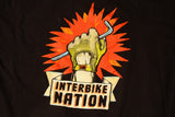 Interbike Nation T-Shirt: Mens Large, Black