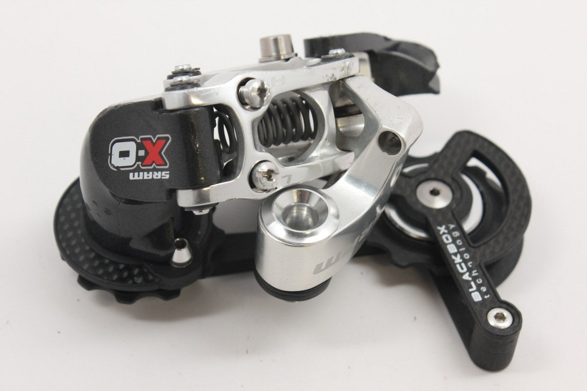 Sram X.0. Rear Derailleur: Mid Cage, Black Carbon, 9 Speed