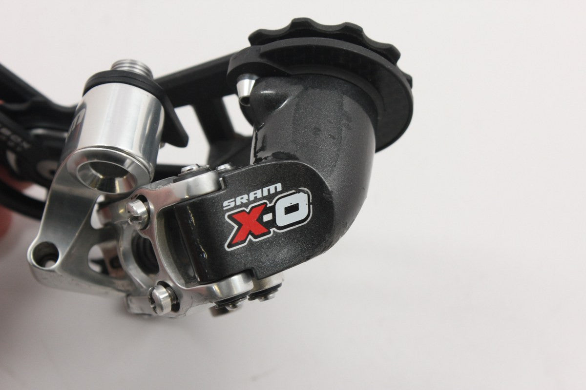 Sram X.0. Rear Derailleur: Mid Cage, Black Carbon, 9 Speed
