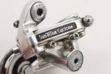Suntour Cyclone Rear Derailleur: Silver 1st Gen 1977 MINT