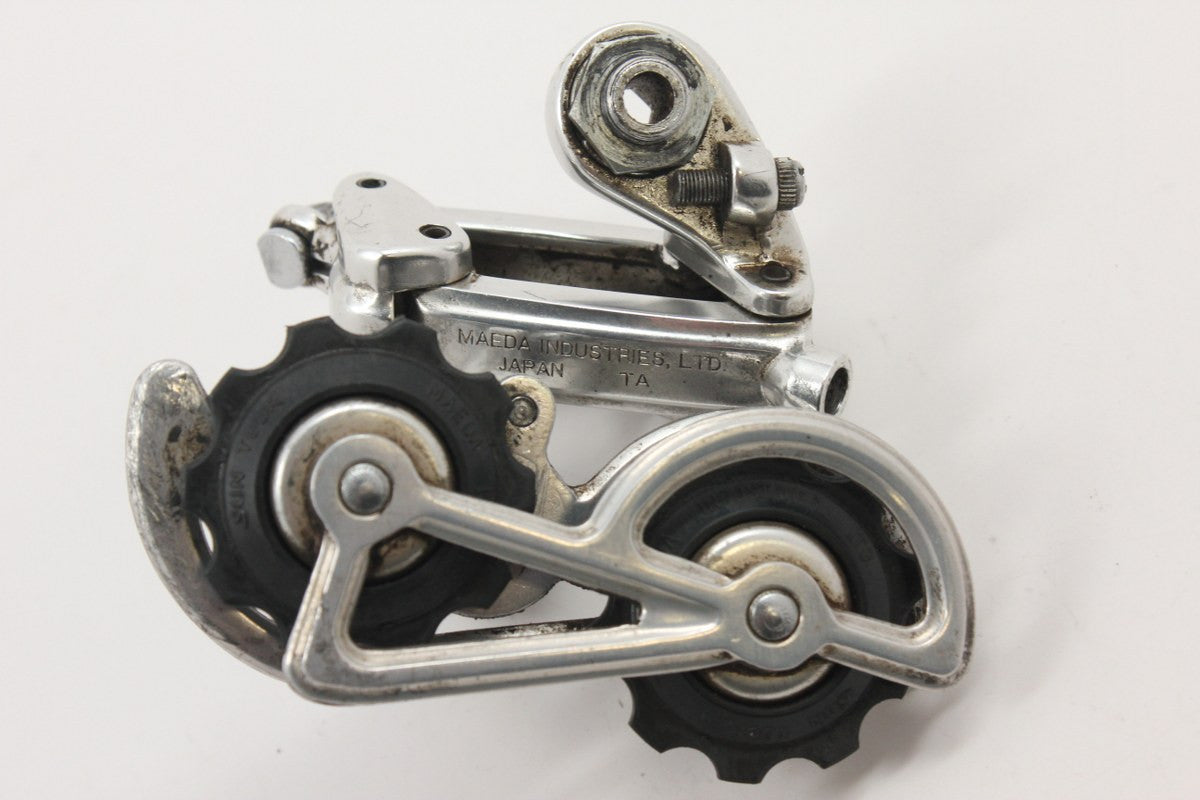 Suntour Cyclone Rear Derailleur: Silver 1st Gen 1977 MINT