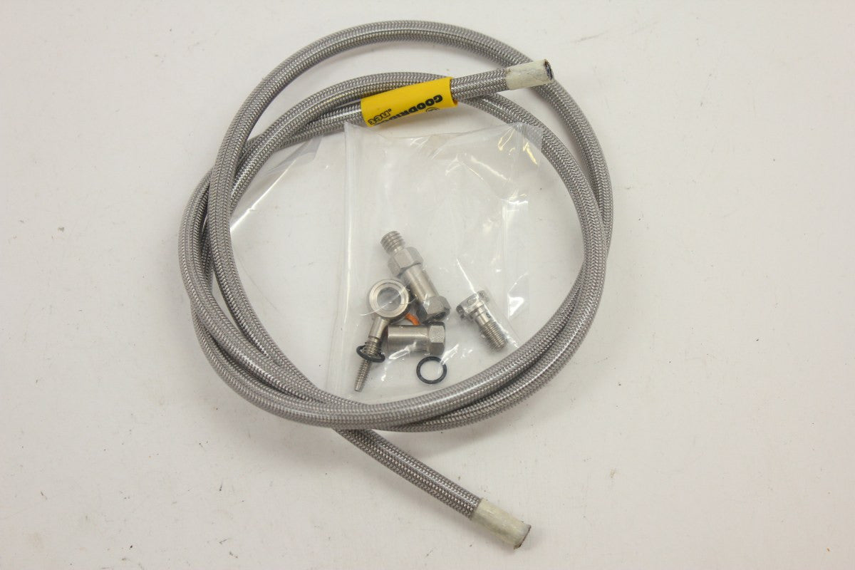 Goodridge Hope Mini / Mini 4 Hydraulic Braided Brakeline Hose Kit: Stainless Steel 900mm