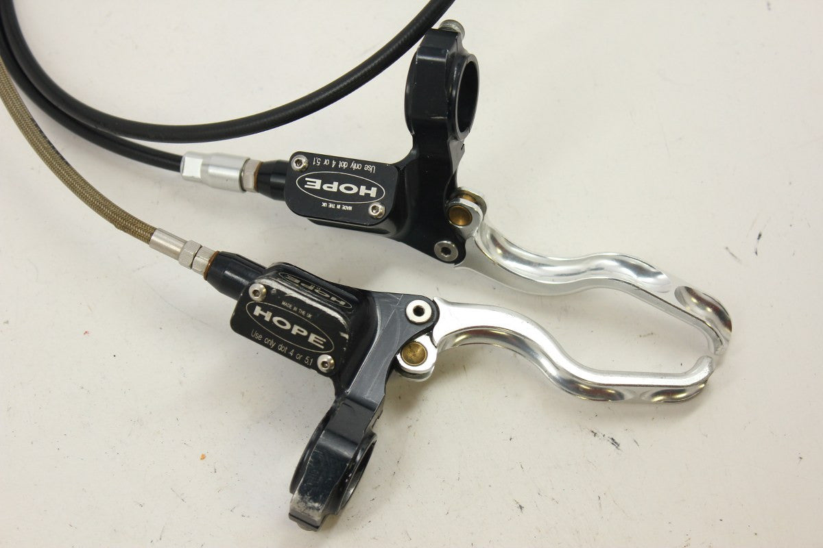 Hope M4 No 3 Disc Brakeset w/ Mini Levers Vintage
