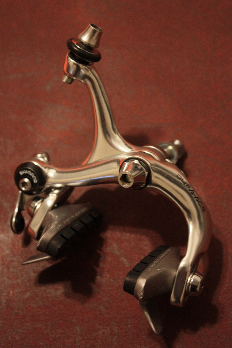 Shimano Dura Ace BR-7400 Front Road Caliper Brake: Side Pull, Original Pads
