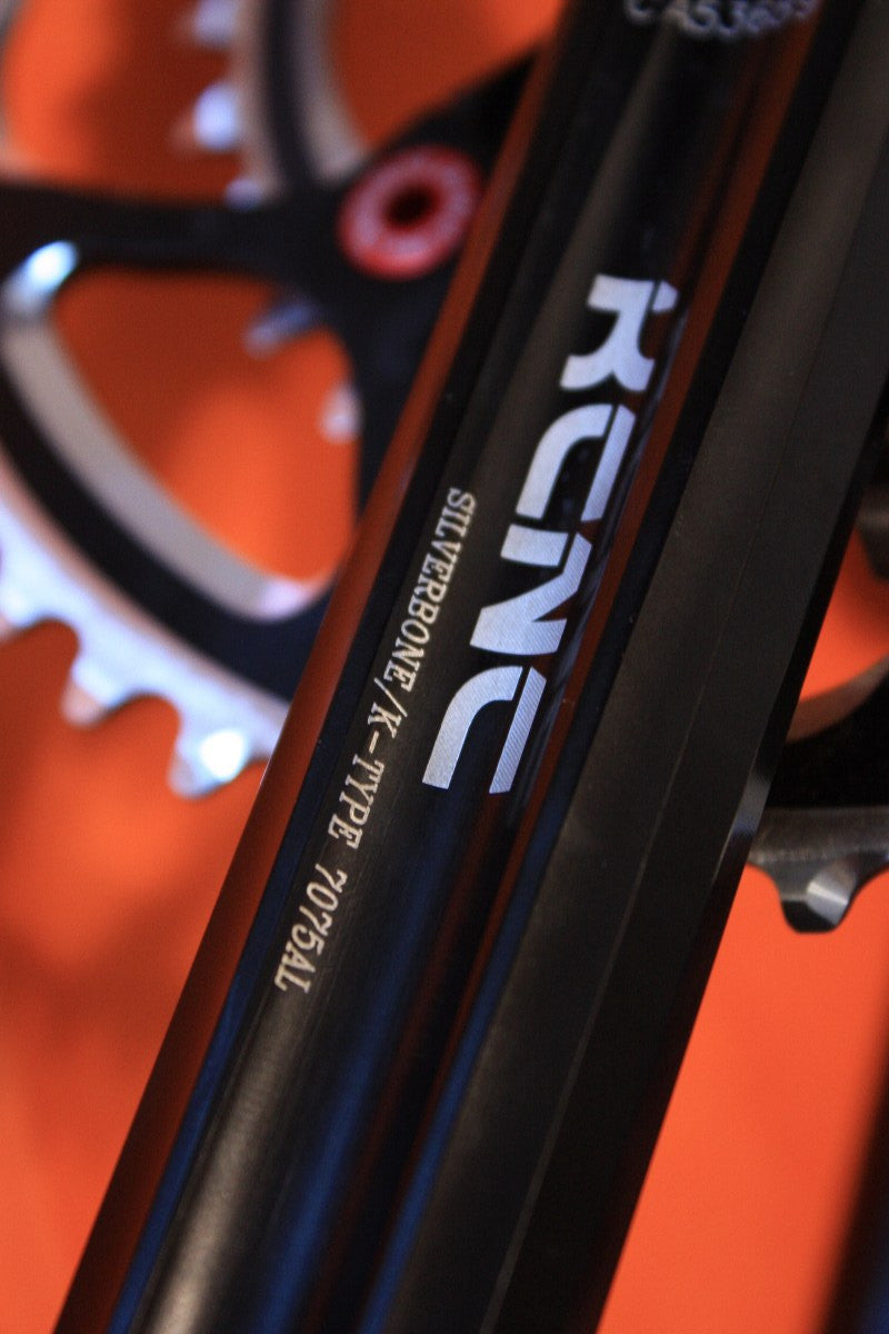 NEW KCNC Silverbone Compact Road Crank: 172.5mm 50/34t Black