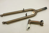 Kona Project 2 Rigid Fork & Stem: 1 1/8" Threaded, 26" Mountain Bike