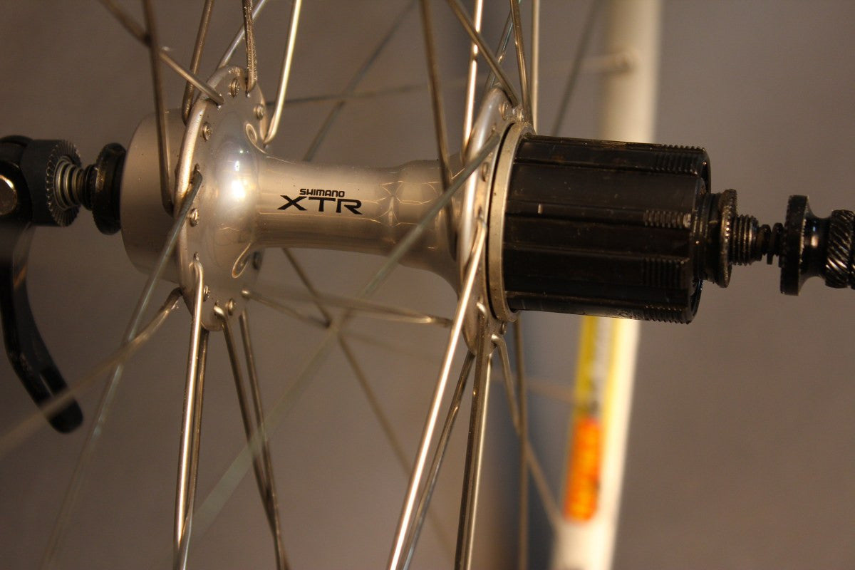 Bombproof Touring / Training 700c Road Wheelset: XTR M900 / Deore, Matrix Aurora 32H Custom