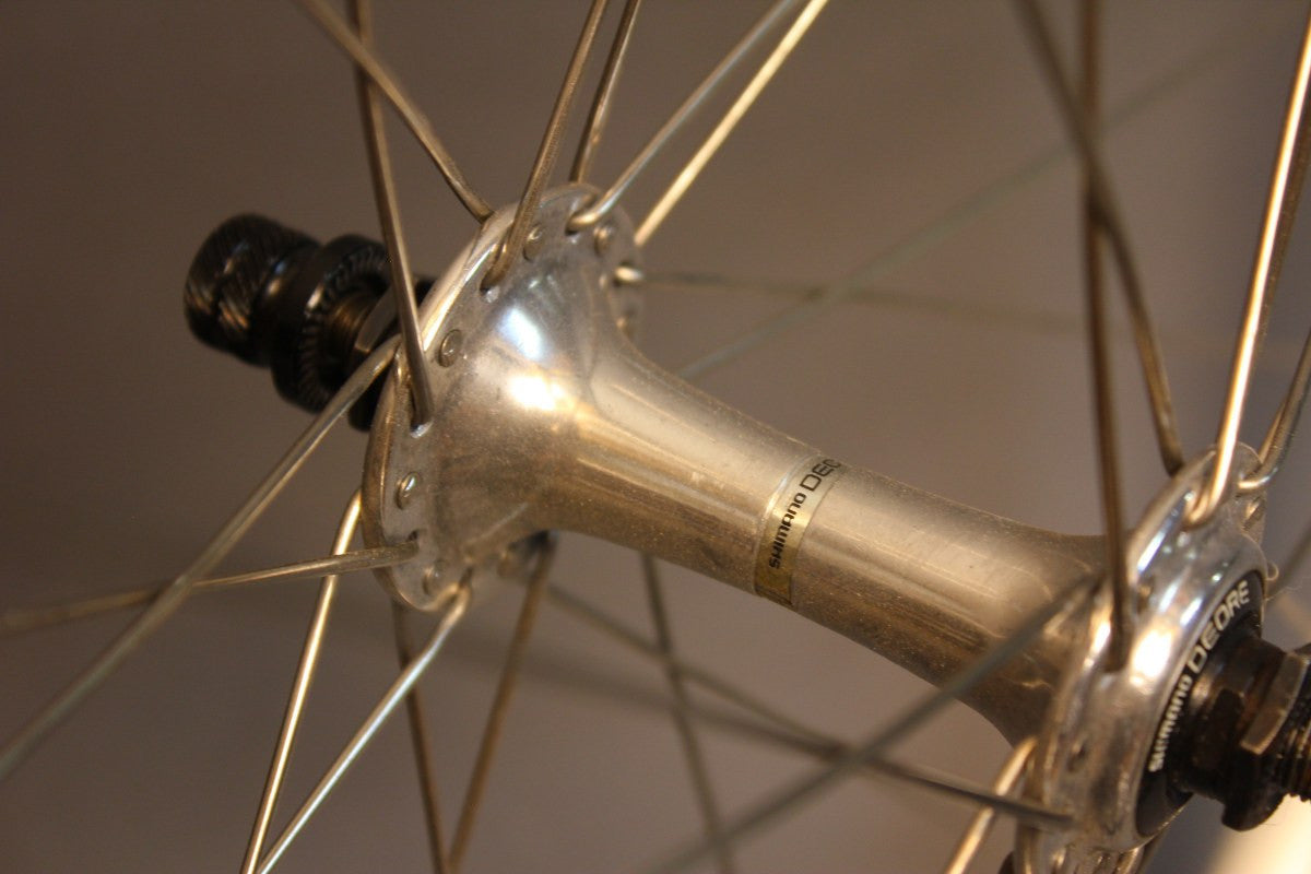 Bombproof Touring / Training 700c Road Wheelset: XTR M900 / Deore, Matrix Aurora 32H Custom