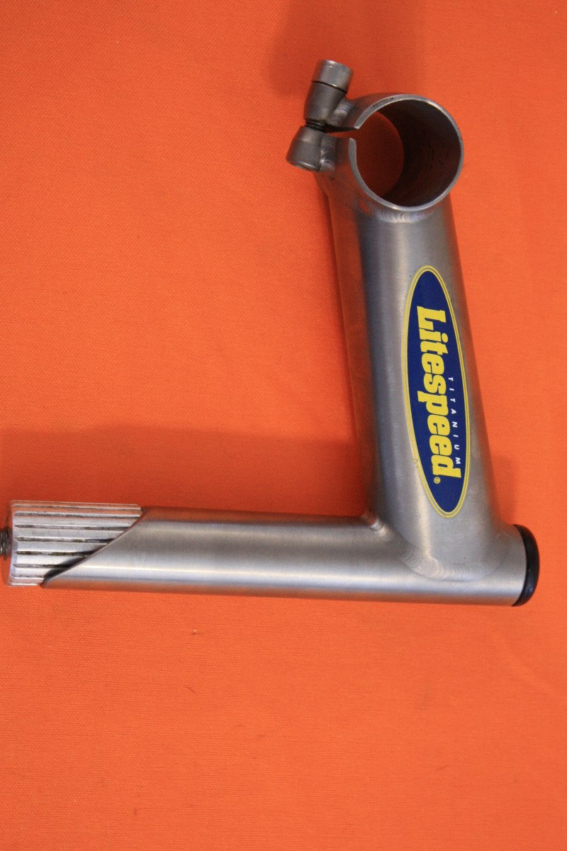 Vintage LiteSpeed Titanium Quill Stem: 110mm x 25.4 MINT