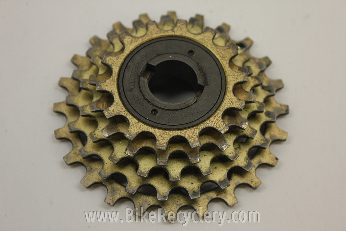 Suntour Pro Compe Freewheel: 5-speed 14-24t Gold