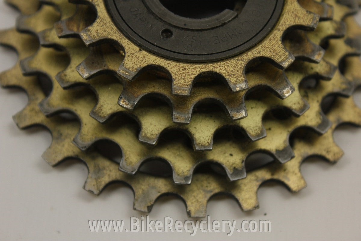 Suntour Pro Compe Freewheel: 5-speed 14-24t Gold