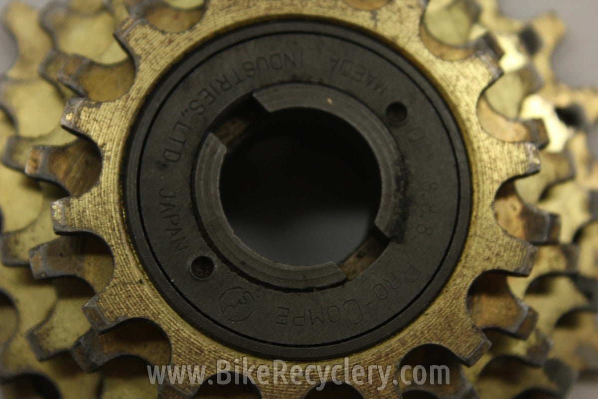 Suntour Pro Compe Freewheel: 5-speed 14-24t Gold
