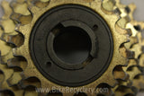 Suntour Pro Compe Freewheel: 5-speed 14-24t Gold