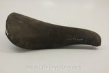 Selle Italia Turbo Saddle: Brown Suede Leather, 1980's
