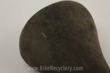 Selle Italia Turbo Saddle: Brown Suede Leather, 1980's