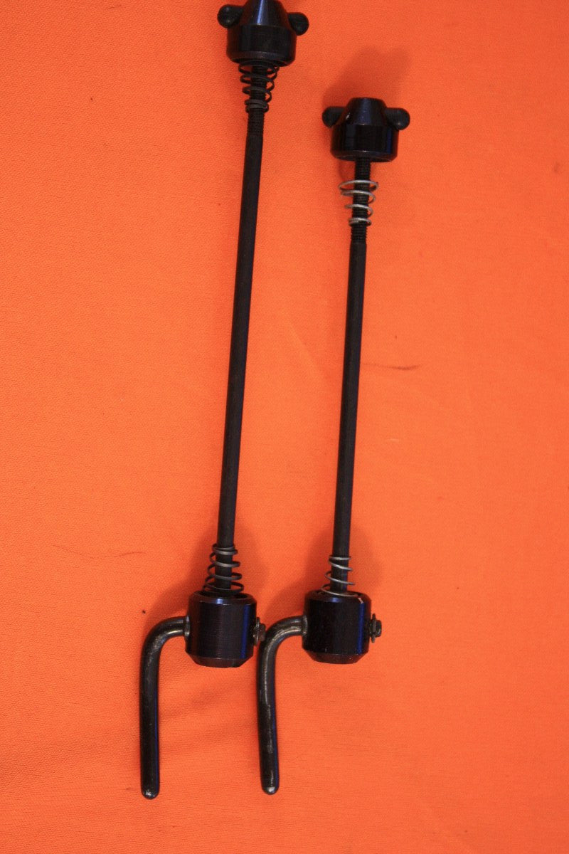 Vintage American Classic Quick Release Skewers Anodized Black