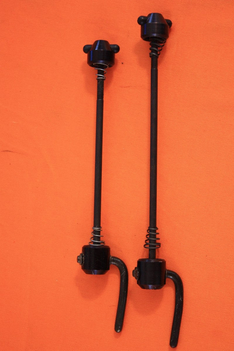 Vintage American Classic Quick Release Skewers Anodized Black