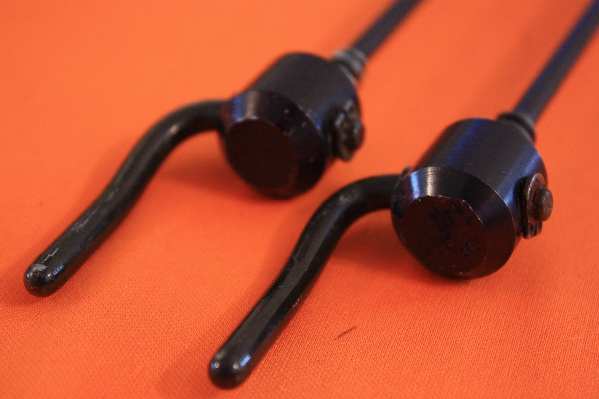 Vintage American Classic Quick Release Skewers Anodized Black