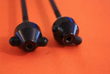 Vintage American Classic Quick Release Skewers Anodized Black
