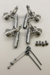 Shimano 700CX Cantilever Brakes: Ultegra Level, Silver