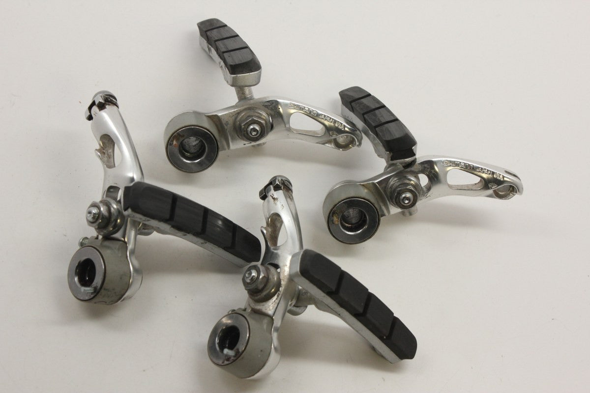 Shimano 700CX Cantilever Brakes: Ultegra Level, Silver