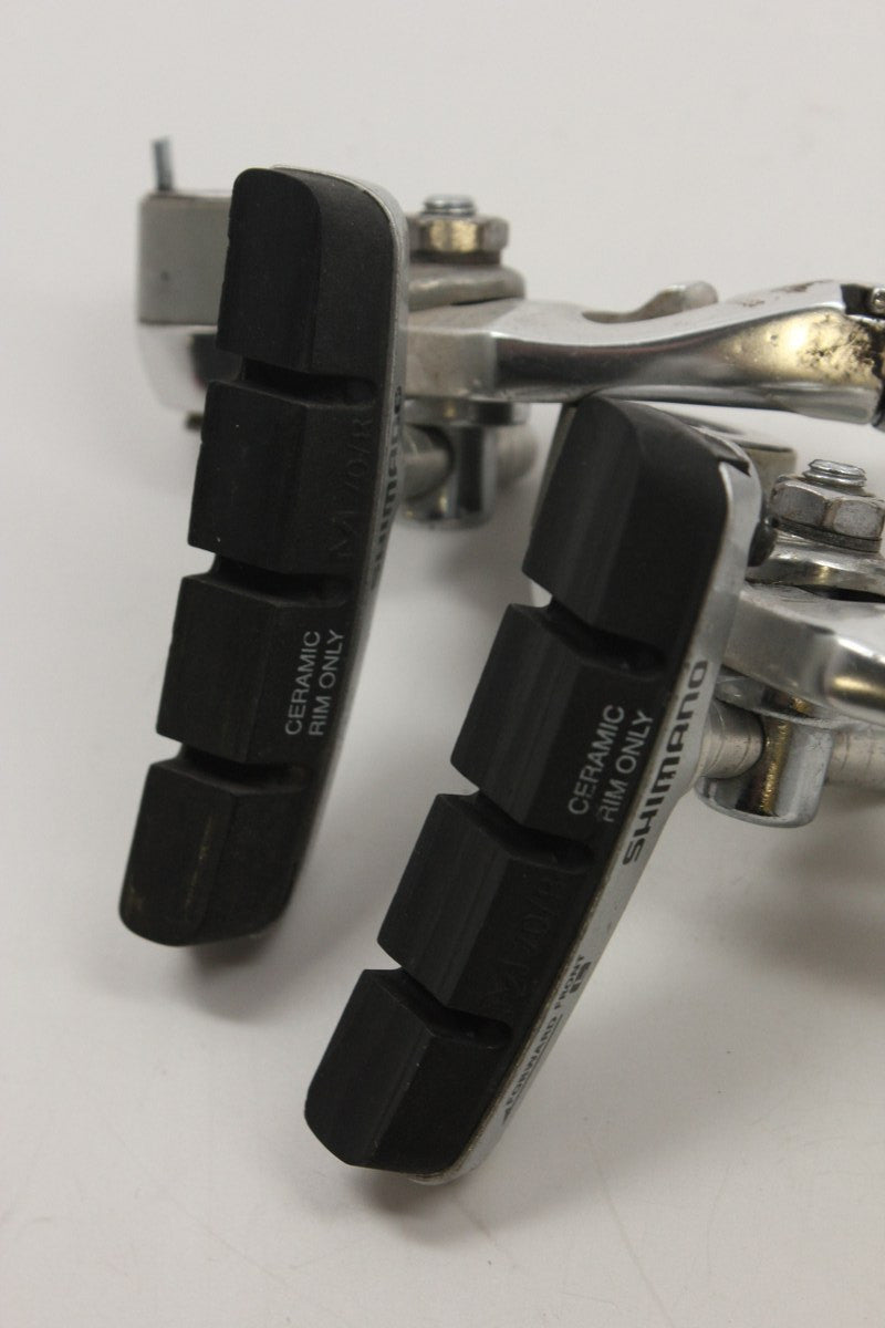 Shimano 700CX Cantilever Brakes: Ultegra Level, Silver