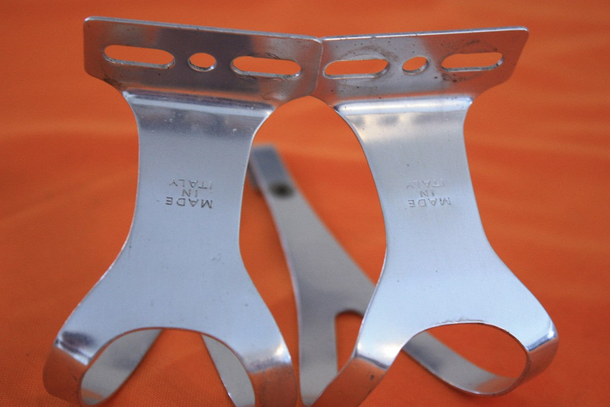 Cinelli Old Logo Toe Clips: 1960's? In Box