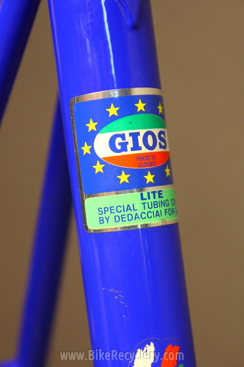 GIOS Compact Road Bike Frame: 60cm (c-c), Dedacciai Lite Lugged Steel