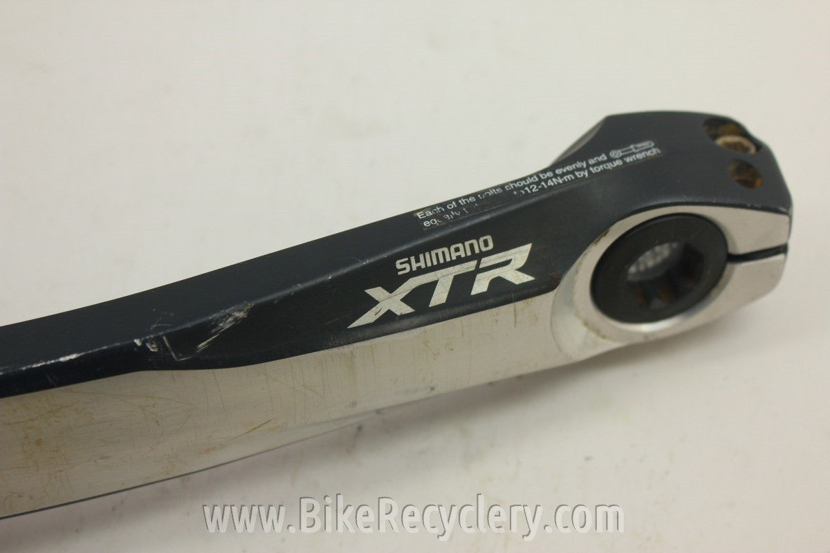 2013 Shimano XTR Crankset: 3x10 Triple, FC-M980, 175mm