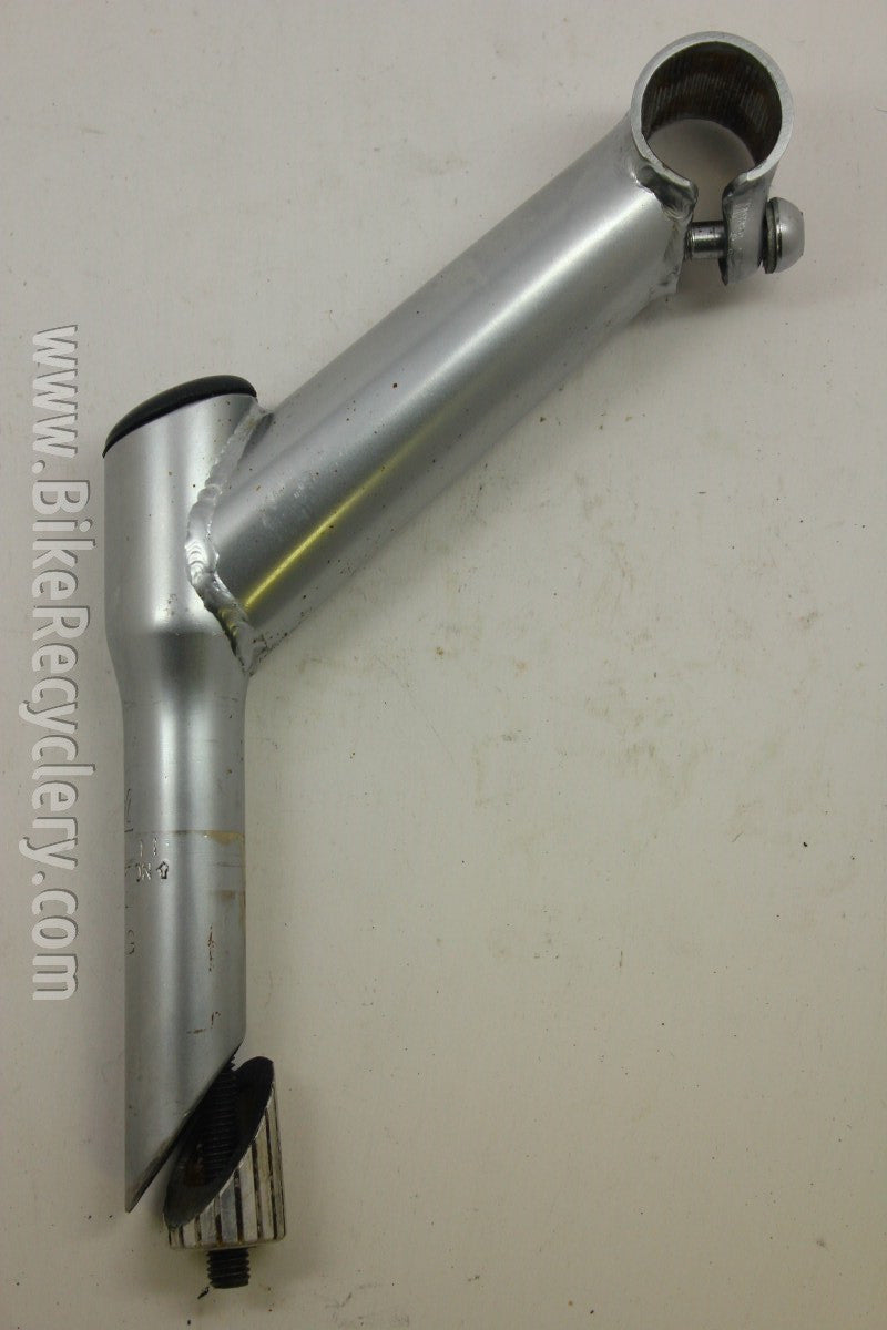 High Rise Tall Quill Stem: 110mm x 25.4mm Silver